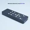 Förstärkare kort stil aluminiumlegering bostad infraröd lärande universell fjärrkontroll för ljud -TV DVD -avkodare kraftförstärkare