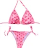 24SS Bikini Designer Swimsuit Top Swimwear Womens Bathing Suit Holiday Seaside Neck Tie Swim Wear Bikinis Size S-XL