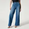 Jeans femminile eleganti signore traspirabili pantaloni traspirabili in vita alto match top