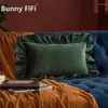 Подушка сплайсинга Light Luxury Dofa Американская вышивка высококлассная кавер -крышка бархат бархат