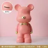 Dekorativa föremål Figurer 28cm Violent Bear Piggy Bank Living Room Decoration Teddy Bear Series Creative Artwork Smycken Birthday Present T240505