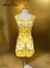 Kvinnors träningsdräkter Moaayina Summer Fashion Designer Högkvalitativ bomullskvinnor Set Set Guipure Spaghetti Strap Top Pockets Two Pieces Set