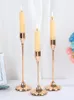 3PcsSet European style Metal Candle Holders Candlestick Fashion Wedding Table Stand Exquisite Christmas Tabl 240429