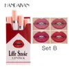 Cross Border Hot Selling Handaiyan Han Daiyan Sigaret Mat Velvet Mist Face Hydraterende Lipstick Lipstick 4 Pack