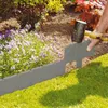 Dywany 20 szt. Ograniczne granice ogrodowe szary kamień efekt kwiat łóżka DIY Decor Znaki podwórka z 18x24 literami