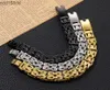 Bracelets de charme 15mm 866 92g Classic High Quality Mens Chain Bracelet