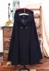 Style du Japon mignon mori fille manteau à capuche ordinaire plus manteau de taille Femmes en vrac bouton solide à manches longues manteaux de coton d'hiver T1862590656