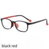 Lunettes de soleil Frames 49 mm Rectangular Ultralight TR Business Men Glasses Prescription Portes Eyeglasse Fashion Fily Full Rim Eyewear 8095