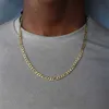 Pendant Necklaces SUMENG New Punk Figaro Chain Necklace Silver Gold Alloy Long Mens Hip Hop Fashion Jewelry Gift 2024 Q240430