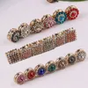Brooches 12 Pair Rhinestone Safe Hijab Brooch Strong Metal Magnetic Clip No Snag Pins Magnet Muslim Luxury Accessory