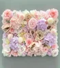 Fleurs décoratives couronnes aritificiel Silk Rose Flower Mall Panels décoration pour le mariage Baby Shower Birthday Party Poir B6351963