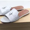 High quality flat LP leather ostrich texture women's slippers Summer outdoor casual fashion line shoes Beach holiday peep-toe sheepskin beach sandals