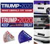 Trump Car Stickers 8 Styles 2265cm PVC DIY Amerika'yı Tutun Büyük Stil Tampon Çıkartmaları 10 PCSSET OOA706714221245