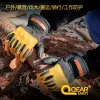 Перчатки Qearsafety Cowhide Механик работоспособные Gloves Многофункциональные кулаки TPR Rubber AntiMpact