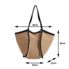 Безвязычный досуг сотканную ручную женскую сумку модную сплайсинговую тренду тренд.