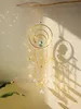 Suncatcher Crystal Moon Vishing витража Crystal Prism Boho Home Cormeration люстр Хрустальный сад