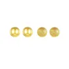 Orecchini per borchie (3PAIRS/LOT) Balla rotonda per donne Pure Gold Color Fashion Jewelry Nickel