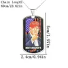 Trump US Presidential Election Patriotic Pendant Collier Trump Président US Flag Pendants