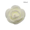 Decorative Flowers 500Pcs Artificial Rose Foam Lightweight Fake Flower Decoration Yellow