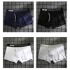 Men de coton Boxer Men de sous-vêtements Sexe Sexy Sexe for Under Wester Cotton Male Pure Bores respirant Boîtres confortables