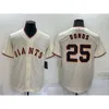 Koszulki baseballowe Jogging Clothing Jersey Giants Fan Elite Edition 25#Bonds 28#35#Crawford