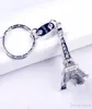 Vintage Eiffelturm Schlüsselbund Stempelter Paris Frankreich Turm Anhänger Key Ring Geschenke Mode Key Chain Gold Sliver Bronze2196623