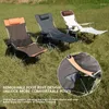 Meubles de camp relaxants chaise soleil salon ergonomique voyage pliant lit pliable de camping plage longue ultralight