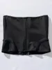 Frauen Shaper ein Stück schwarz Einfacher vielseitiger, bequemer Bauchränke Sport Fitness täglich verfügbar dünner Plastik Taillengürtel