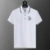 5A 2024 MENS Polo Shirt Designer Polos Derts for Man Fashion Focus Focus Snake Garter Breating Pattern Clothing Tee Black White Mens T Shirt 02