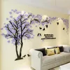 3D Tree Acryl Mirror Wall Sticker Sticker Diy Art TV Achtergrond Wall Poster Home Decoratie Slaapkamer Wandkamer Wallstickers 240423