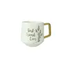 Tasses Gold Handle Coffee Tug inspirational mignon cadeau de motivation en céramique personnalisée