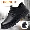 Casual Shoes Męski Business Skórzanie retro modna praca Big Head Sapatos Masculinos Schuhe Mann zapatos para hombres