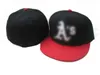 Designer Cubs A's Letter Baseball Caps Brand les plus récents hommes Femmes Gorras Hip Hop Casquette Flat Fitted Hats F2