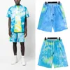 Palm PA 2024SS Nuovo tintura estiva Tie Dye Casual Men Women Boardshorts Shorts traspirante per la spiaggia comodo Basketball Sports Short Pants Angels 8576 XJO