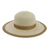 Brede rand hoeden mode floppy papier st hat large sun dames zomer strand cap vouwbaar fedora outdoor bescherming drop levering accessori oti8v