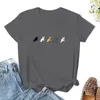 T-shirt de polos féminin Five Frenchies Vêtements esthétiques Tshirts surdimensionnés femme