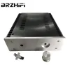 Verstärker Brzhifi BZ2107 Serie Doppelkühler Aluminiumgehäuse für Leistungsverstärker DIY Elektronische Gehäuse Instrumenten -Chassis 212*257*70 mm