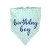 Dog Apparel Birthday Birthday Bandana Presente para Boy Mom Mã