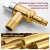 Bathroom Sink Faucets Washingmachine Automatic Stop Valve Faucet Connector