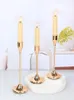 3PcsSet European style Metal Candle Holders Candlestick Fashion Wedding Table Stand Exquisite Christmas Tabl 240429