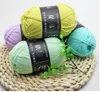 Multi -Farb -Baumwoll -Seide Strickgarn weich warmes Baby für Handgewindeversorgungen 50Glot 240428