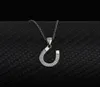 S925 Collier en fer à cheval Ushaped Ushaped Women039s vendant des bijoux de mode simples Zircon Pendant clavicule chaîne 260U4584692