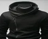 Qltrade_3 Hot Sales Heren Zip Slim ontworpen hoodie jas ins Black Top Coat8108559