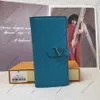 Mens Womens verticais carteiras longas e colorido bolsa de luxurys designers de bolsa feminina zípe de viagem bolsa de moeda com caixa original 353r
