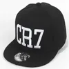 Ballkappen Marke Kinder Kinderfußballstar Ronaldo CR7 Sticker Kinder Baseball Cap Hut Bone Jungen Mädchen Sport Snapback Hip-Hop Caps Gorras T240429