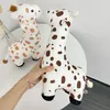 35 cm giraf schattige pluche poppen baby kinderen schattig dier zacht katoen gevuld zacht speelgoed slaapmaatje cadeau meisje meisje kinderen kawaii speelgoed