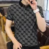 Designer Polo Brand Shirts Men Luxury Polos Casual Mens T-shirt Snake Bee Letter Imprimerie broderie Fashion High Street Man Tee