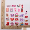 Sieraden Groothandel 100 van Pvc Happy Valentijnsdag Hallo Gorgeous So Mate Shoe Charms Girls Woman Buckle Decorations for Backpack Butto Dhf36