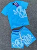 Men Syna World Tshirts Set 5A Tee Printed Designer T Shirt Shirt Y2K Tees Syna World Graphic Tshirt و Shorts Hip Hop S-XL