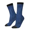 Chaussettes masculines jeans bleu denim masculin mens femmes bas d'été imprimé